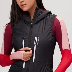 Ortovox Women's Vests Swisswool Piz Boe Vest Women's -Outlet Snow Traverse Store BLARAV D3