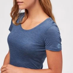 Ortovox Women's Climb Tops 120 Cool Tec Clean T Shirt Women's -Outlet Snow Traverse Store BLULAKBLE D4 1