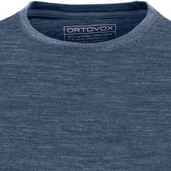 Ortovox Men's Short-Sleeve Performance Shirts 120 Cool Tec Clean T Shirt Men's -Outlet Snow Traverse Store BLULAKBLE D4