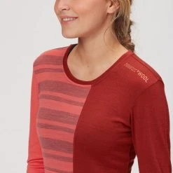 Ortovox Women's Baselayer Tops 185 Rock'N'Wool Long Sleeve Top Women's -Outlet Snow Traverse Store COR D3