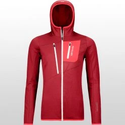 Ortovox Women's Fleece Jackets Fleece Grid Hoodie Women's -Outlet Snow Traverse Store DARBLO D3 1