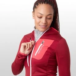 Ortovox Women's Fleece Jackets Fleece Grid Hoodie Women's -Outlet Snow Traverse Store DARBLO D4 1