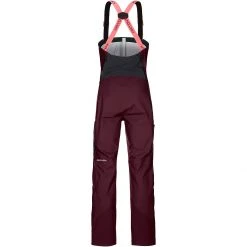 Ortovox Women's Ski Pants & Bibs 3L Deep Shell Bib Pant Women's -Outlet Snow Traverse Store DARWIN D1 1
