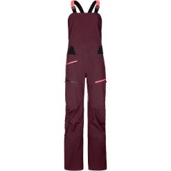 Ortovox Women's Ski Pants & Bibs 3L Deep Shell Bib Pant Women's -Outlet Snow Traverse Store DARWIN D2 1