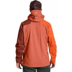 Ortovox Men's Ski Jackets 3L Ortler Jacket Men's -Outlet Snow Traverse Store DESORA D1 4