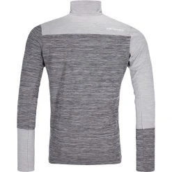 Ortovox Men's Fleece Jackets Light Zip Neck Fleece Top Men's -Outlet Snow Traverse Store GREBLE2 D1