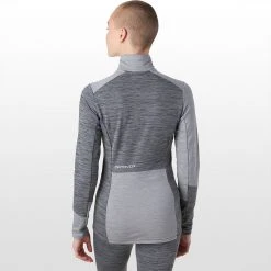 Ortovox Women's Baselayer Tops Fleece Light Zip Neck Top Women's -Outlet Snow Traverse Store GREBLEA D1