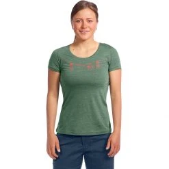 Ortovox Women's Climb Tops 120 Cool Tec Wool Wash T Shirt Women's