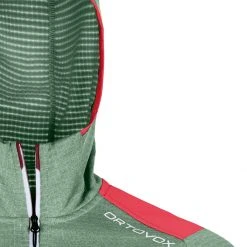 Ortovox Women's Fleece Jackets Fleece Light Grid Hoodie Women's -Outlet Snow Traverse Store GREISA D3