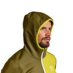 Ortovox Men's Fleece Jackets Fleece Hoodie Men's -Outlet Snow Traverse Store GREMOS D4