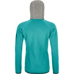 Ortovox Women's Fleece Jackets Fleece Plus Knit Hooded Jacket Women's -Outlet Snow Traverse Store ICEWAT D3 2