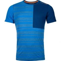 Ortovox Men's Short-Sleeve Performance Shirts 185 Rock'N'Wool Short Sleeve Top Men's