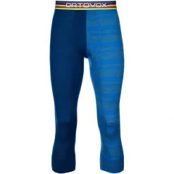 Ortovox Men's Baselayer Bottoms 185 Rock'N'Wool Short Pant Men's -Outlet Snow Traverse Store JUSBLU 7