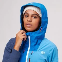 Ortovox Women's Technical Shell Jackets Ortler 3L Jacket Women's 41 Ortovox Women's Technical Shell Jackets Ortler 3L Jacket Women's -Outlet Snow Traverse Store JUSBLU D5 2