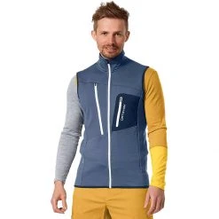 Ortovox Men's Vests Fleece Grid Vest Men's