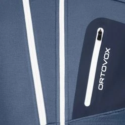 Ortovox Men's Vests Fleece Grid Vest Men's -Outlet Snow Traverse Store NIGBLU D3