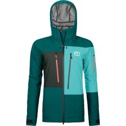 Ortovox Women's Technical Shell Jackets 3L Deep Shell Jacket Women's -Outlet Snow Traverse Store PACGRE 2
