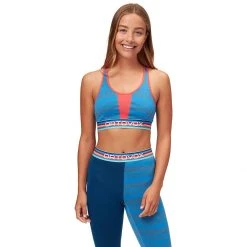 Ortovox Women's Sports Bras 185 Rock'N'Wool Sport Top Women's -Outlet Snow Traverse Store SKYBLU 3