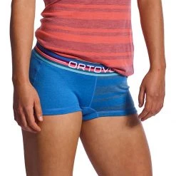 Ortovox Women's Underwear 185 Rock'N'Wool Hot Pant Women's -Outlet Snow Traverse Store SKYBLU 4