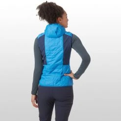 Ortovox Women's Vests Swisswool Piz Boe Vest Women's -Outlet Snow Traverse Store SKYBLU D1
