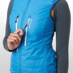 Ortovox Women's Vests Swisswool Piz Boe Vest Women's -Outlet Snow Traverse Store SKYBLU D2