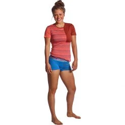 Ortovox Women's Underwear 185 Rock'N'Wool Hot Pant Women's -Outlet Snow Traverse Store SKYBLU D2 3