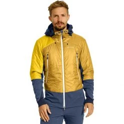 Ortovox Men's Softshell Jackets Piz Palu Swisswool Jacket Men's 14 Ortovox Men's Softshell Jackets Piz Palu Swisswool Jacket Men's -Outlet Snow Traverse Store YEL 2