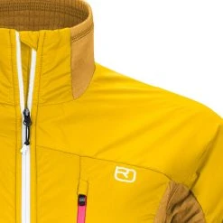 Ortovox Women's Synthetic Insulation Jackets Westalpen Swisswool Hybrid Jacket Women's -Outlet Snow Traverse Store YEL D1